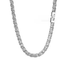 Japanese Style Steel Color Stainless Steel Necklace (Circumference 65cm) 日式鋼色不銹鋼項鍊 (鍊長 65cm) KJPE17052