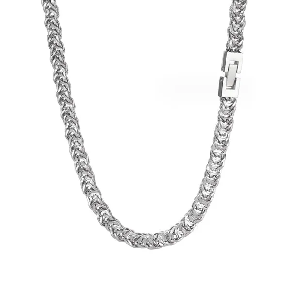 Japanese Style Steel Color Stainless Steel Necklace (Circumference 65cm) 日式鋼色不銹鋼項鍊 (鍊長 65cm) KJPE17052