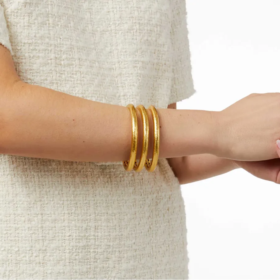 Julie Vos - Havana Bangle - Gold - Small
