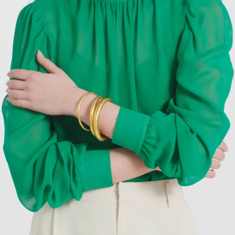 Julie Vos - Havana Bangle - Gold - Small