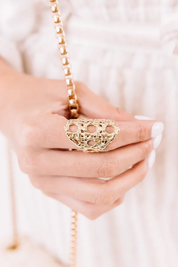 Kendra Scott Natalie Statement Ring in Gold
