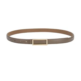 Khaki Women Genuine Leather Belt 卡其女士真皮皮带 KCBELT1028b