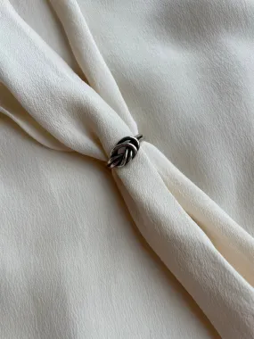 knotty sliver ring R098