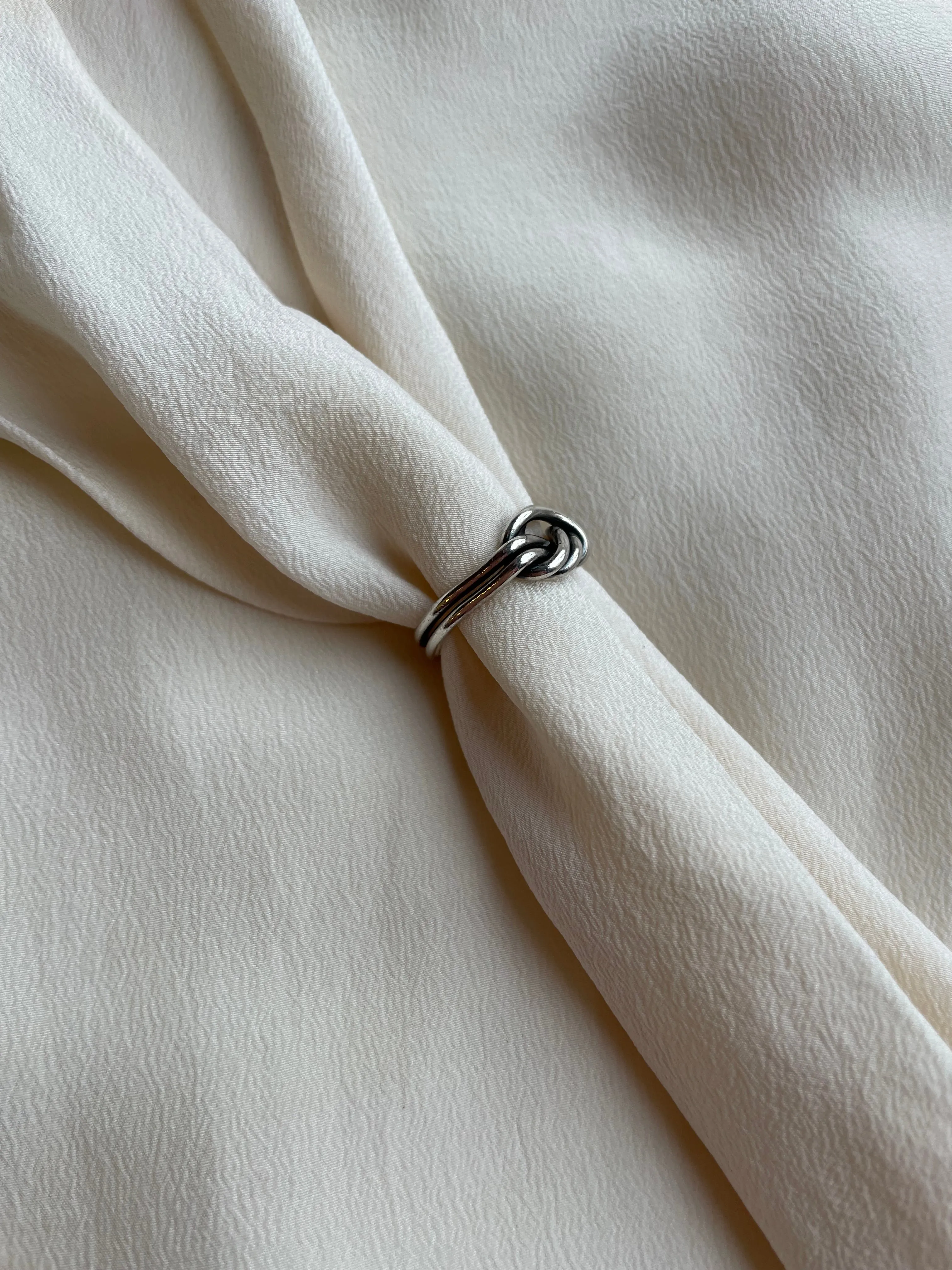 knotty sliver ring R098