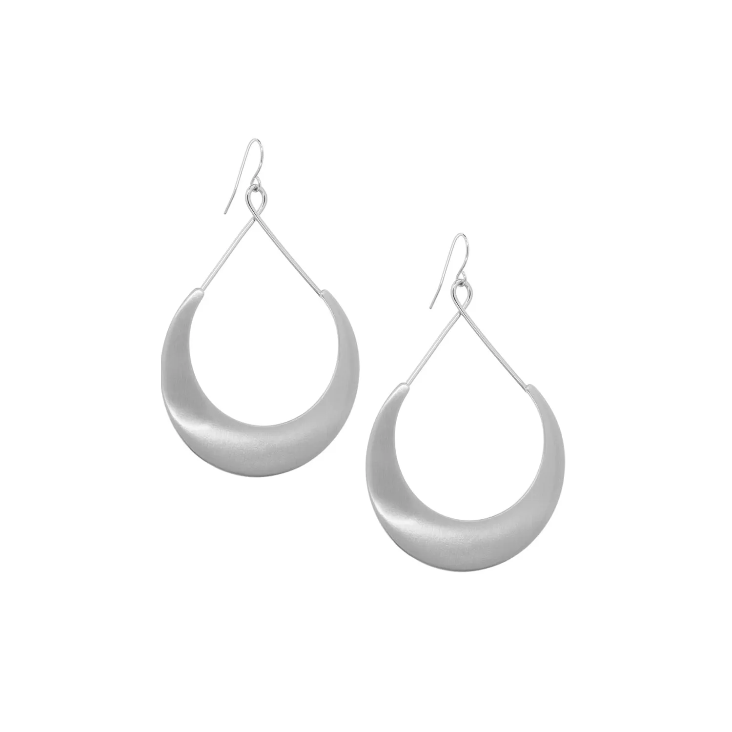 large open teardrop earring