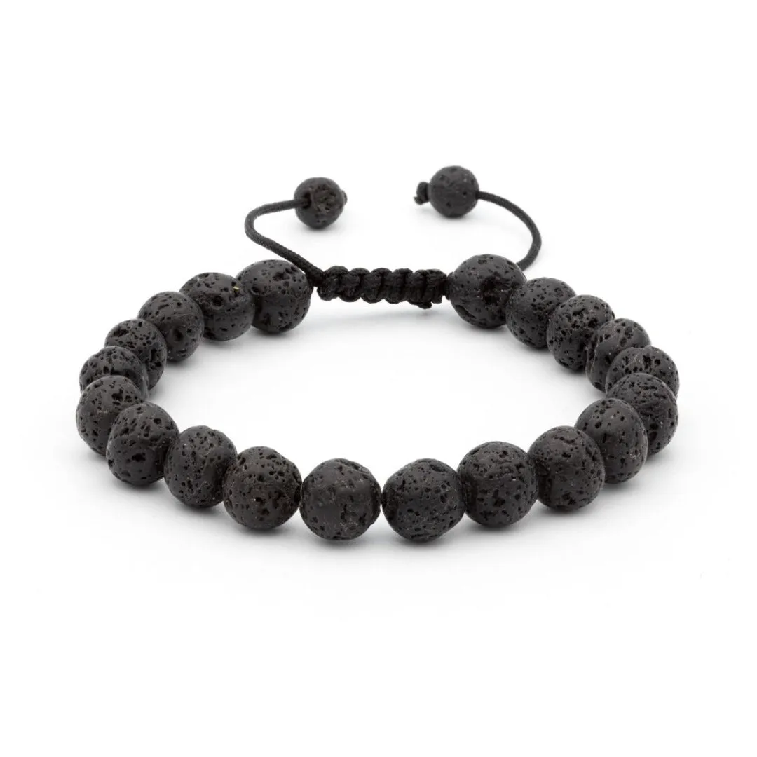 Lava beads Bracelet, Unisex