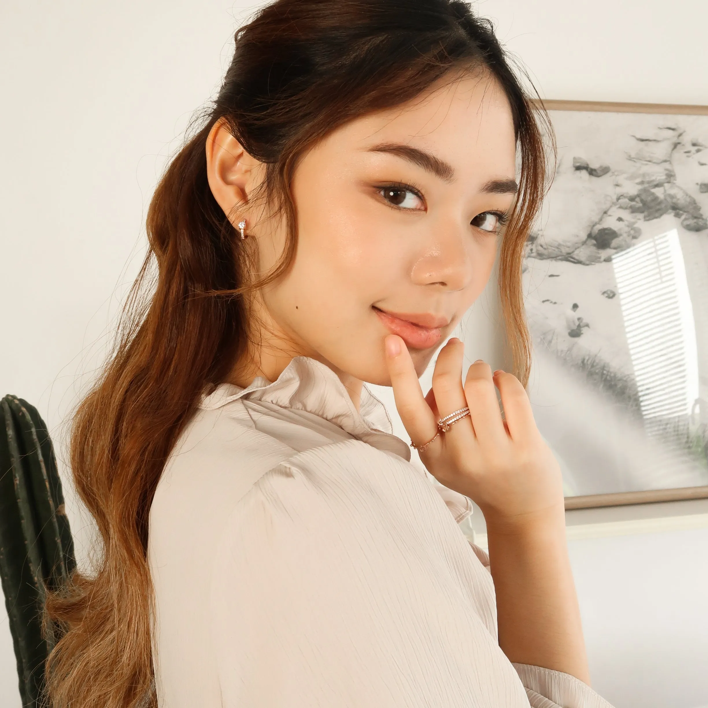 Lavien Roses Gold Ring
