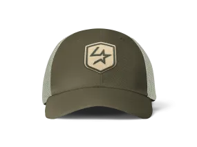 Lone Star Ropes Trucker Cap - Olive/Tan