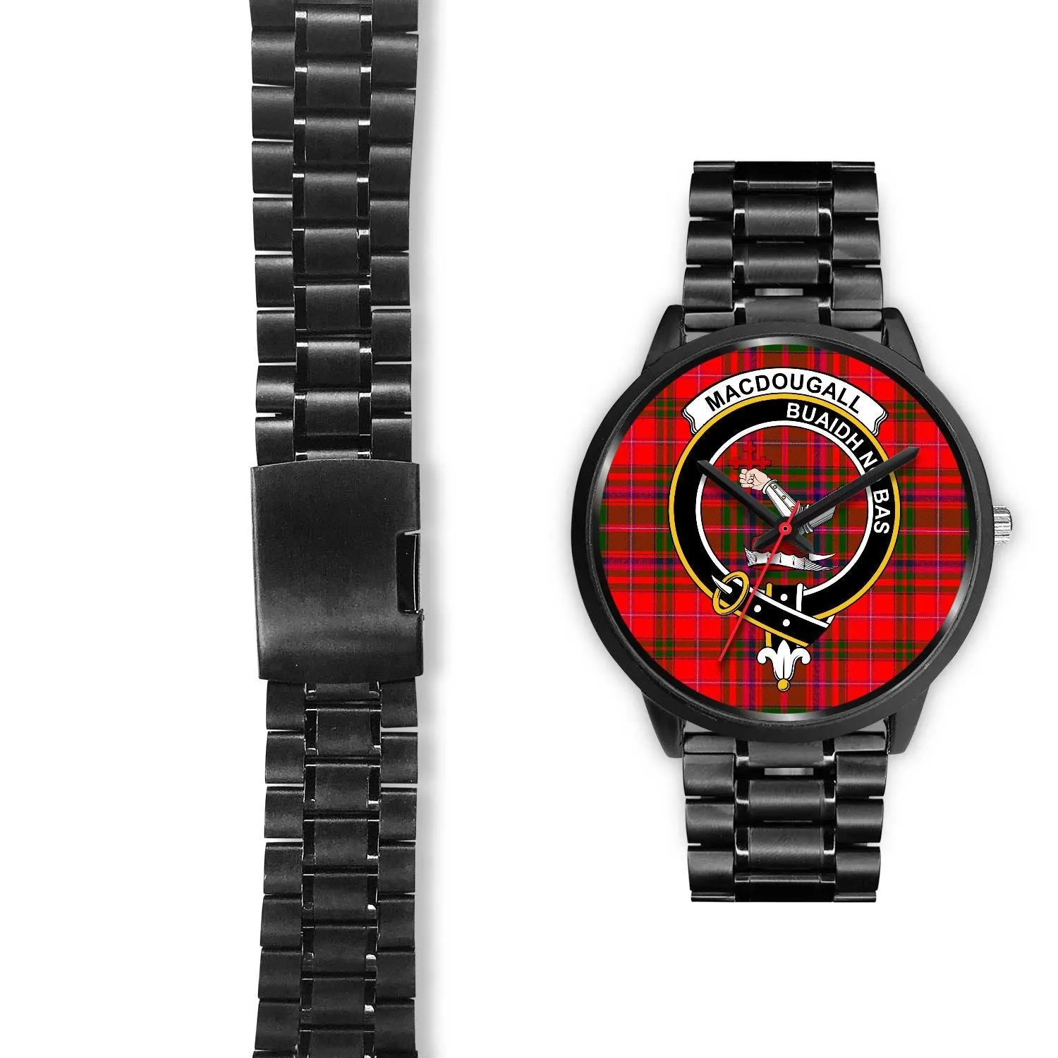 MacDougall Clan Badge Tartan Black Watch