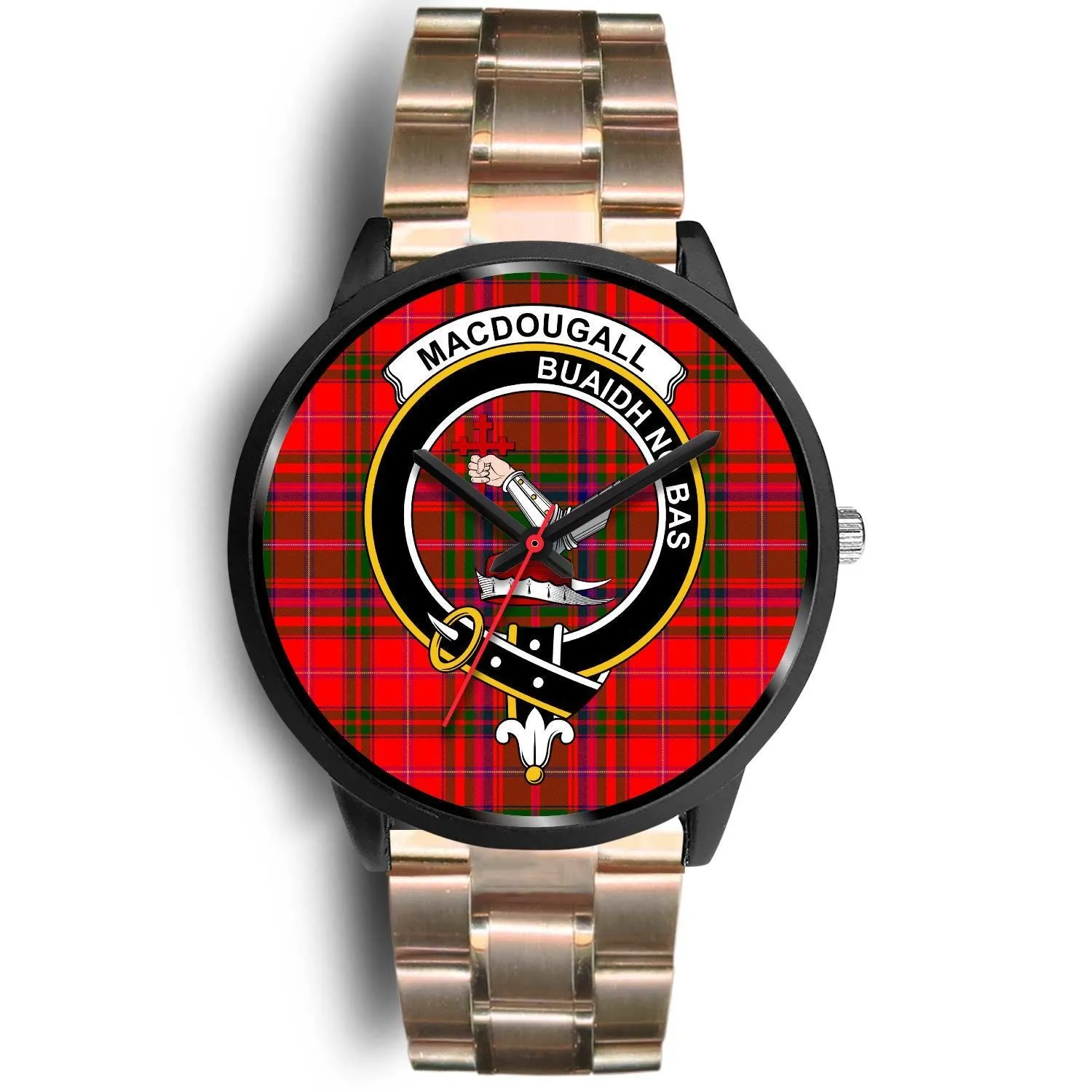 MacDougall Clan Badge Tartan Black Watch