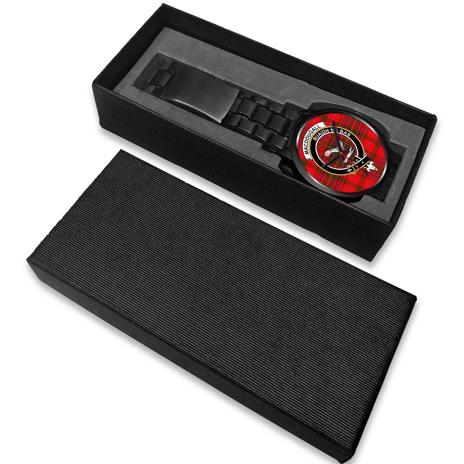 MacDougall Clan Badge Tartan Black Watch