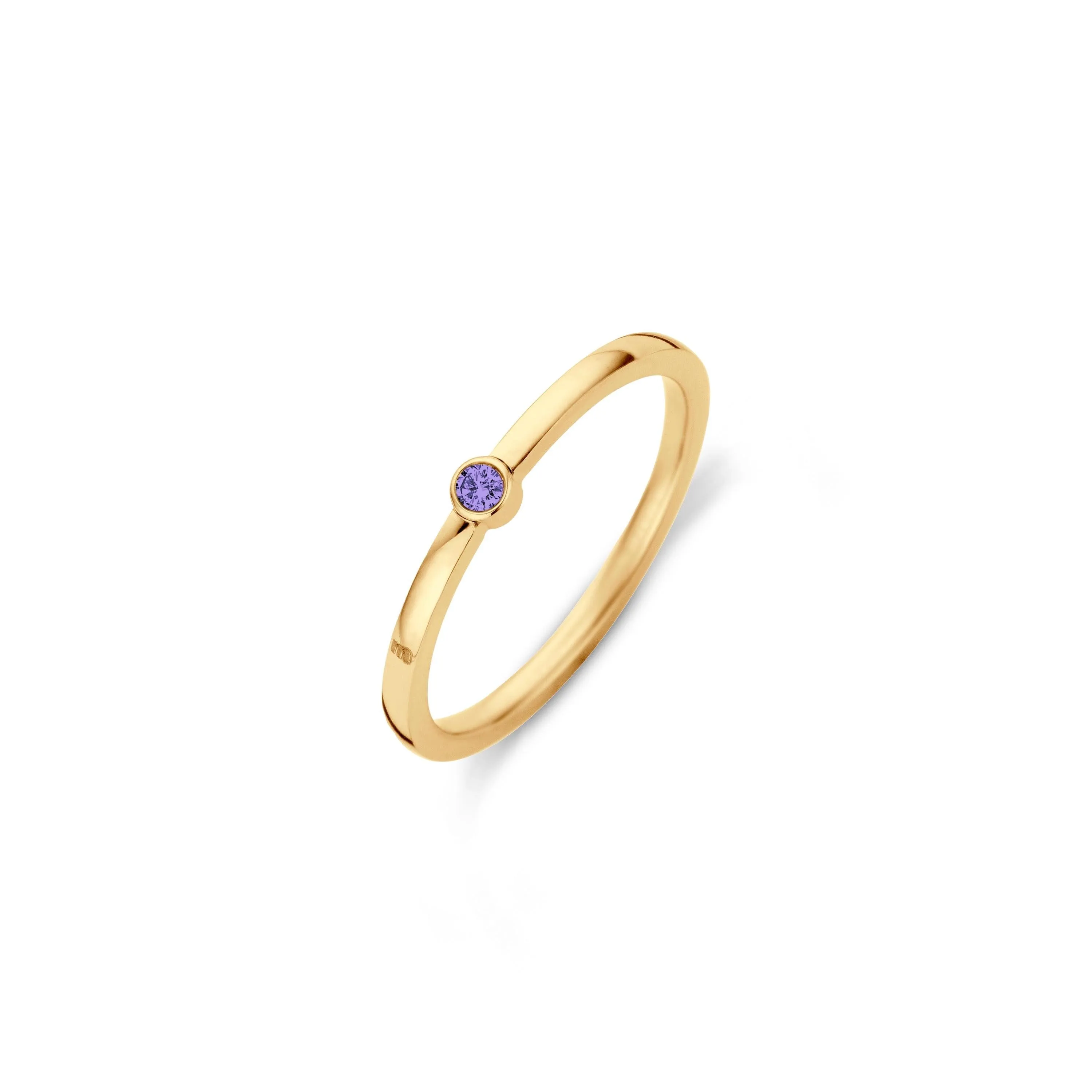 Melano Friends Mini CZ Ring Tanzanite