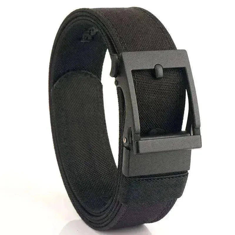 Men's Auto Buckle Belt: Thickened, Dual-use