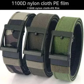 Men's Auto Buckle Belt: Thickened, Dual-use