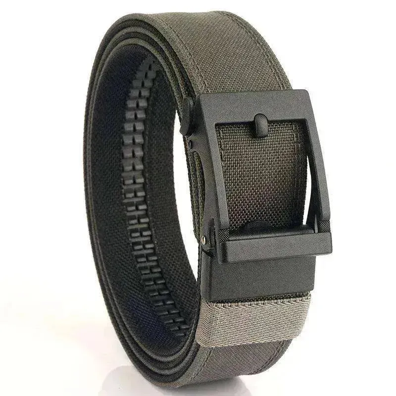Men's Auto Buckle Belt: Thickened, Dual-use
