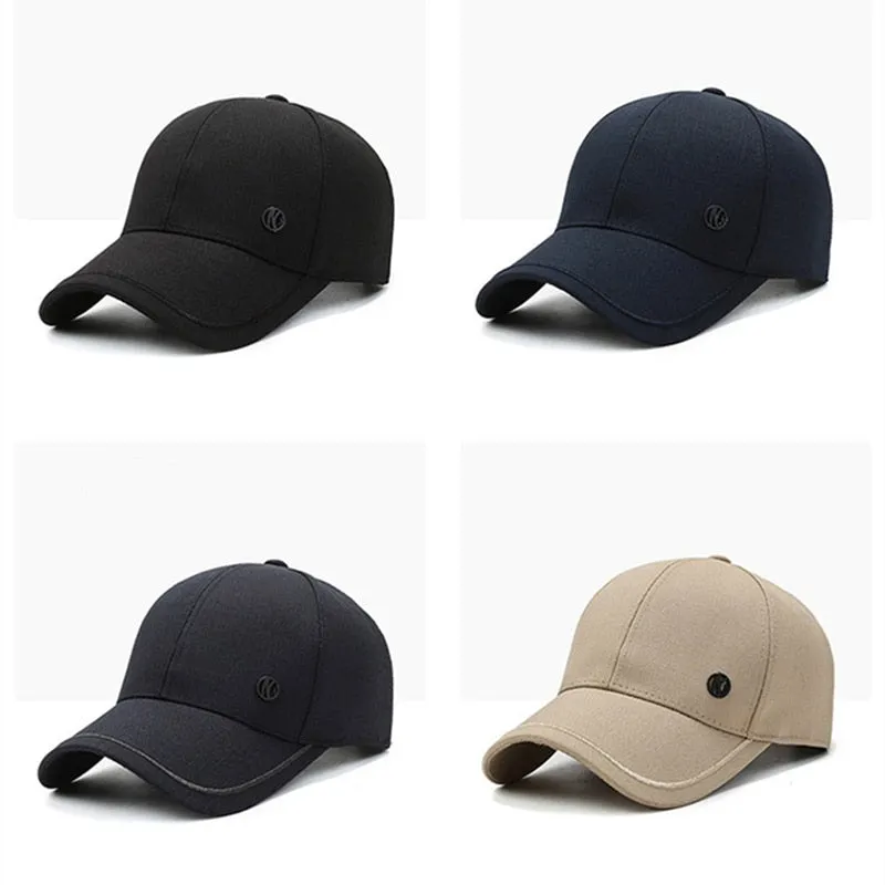 Mens Baseball Cap Snapback Hat Spring Summer Women's Dad Caps Gorras Hombre Classic Solid Bone Trucker Cap Male