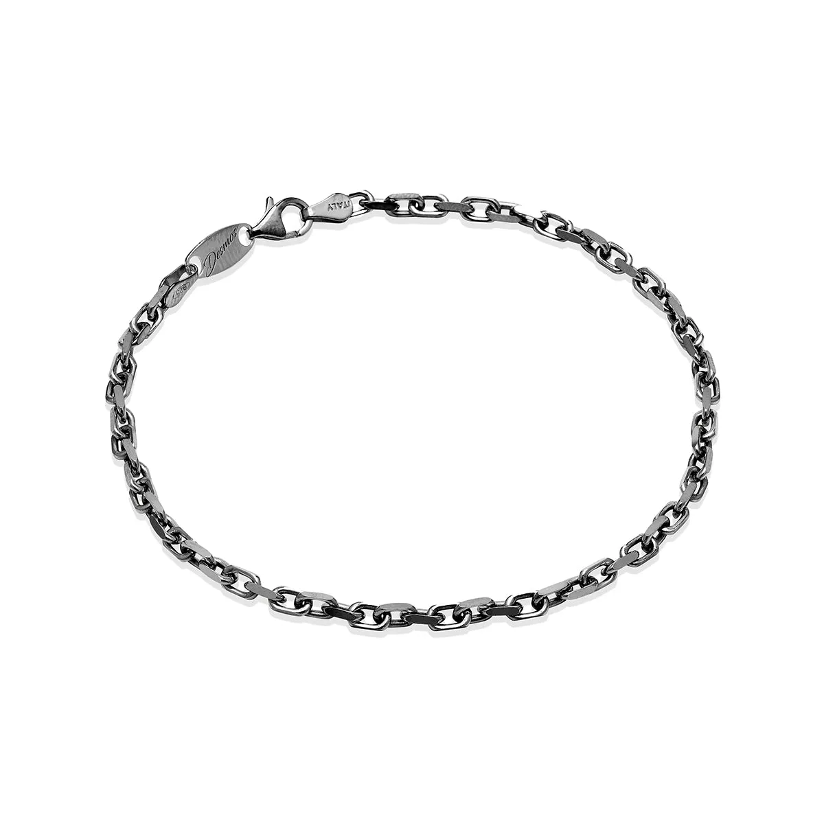 Mens Gunmetal Link Bracelet
