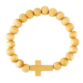 Natural Cross Bracelet
