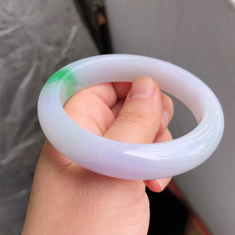 Natural Jade Bangle Jadeite Bangle Internal Diameter 57.8mm NBE062