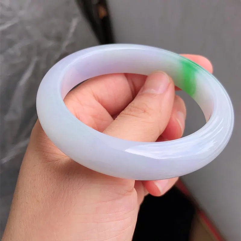 Natural Jade Bangle Jadeite Bangle Internal Diameter 57.8mm NBE062