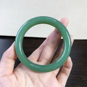 Natural Jade Bangle Nephrite Bangle Internal Diameter 53.5mm NBE024