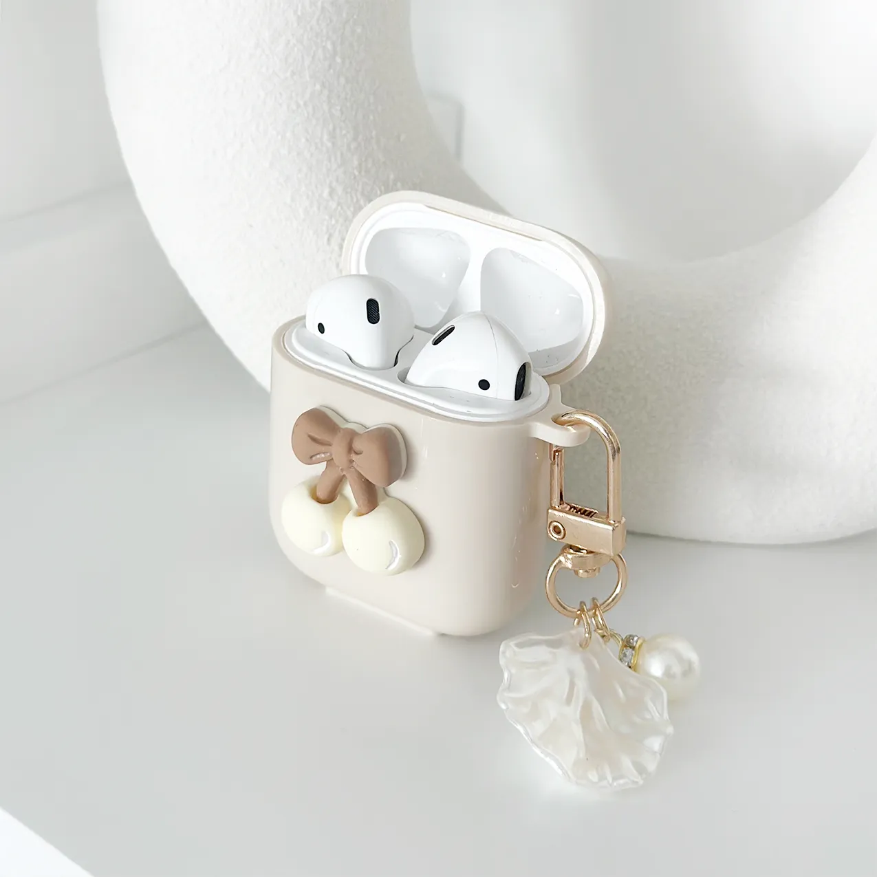 Nude Cherries Airpods Case