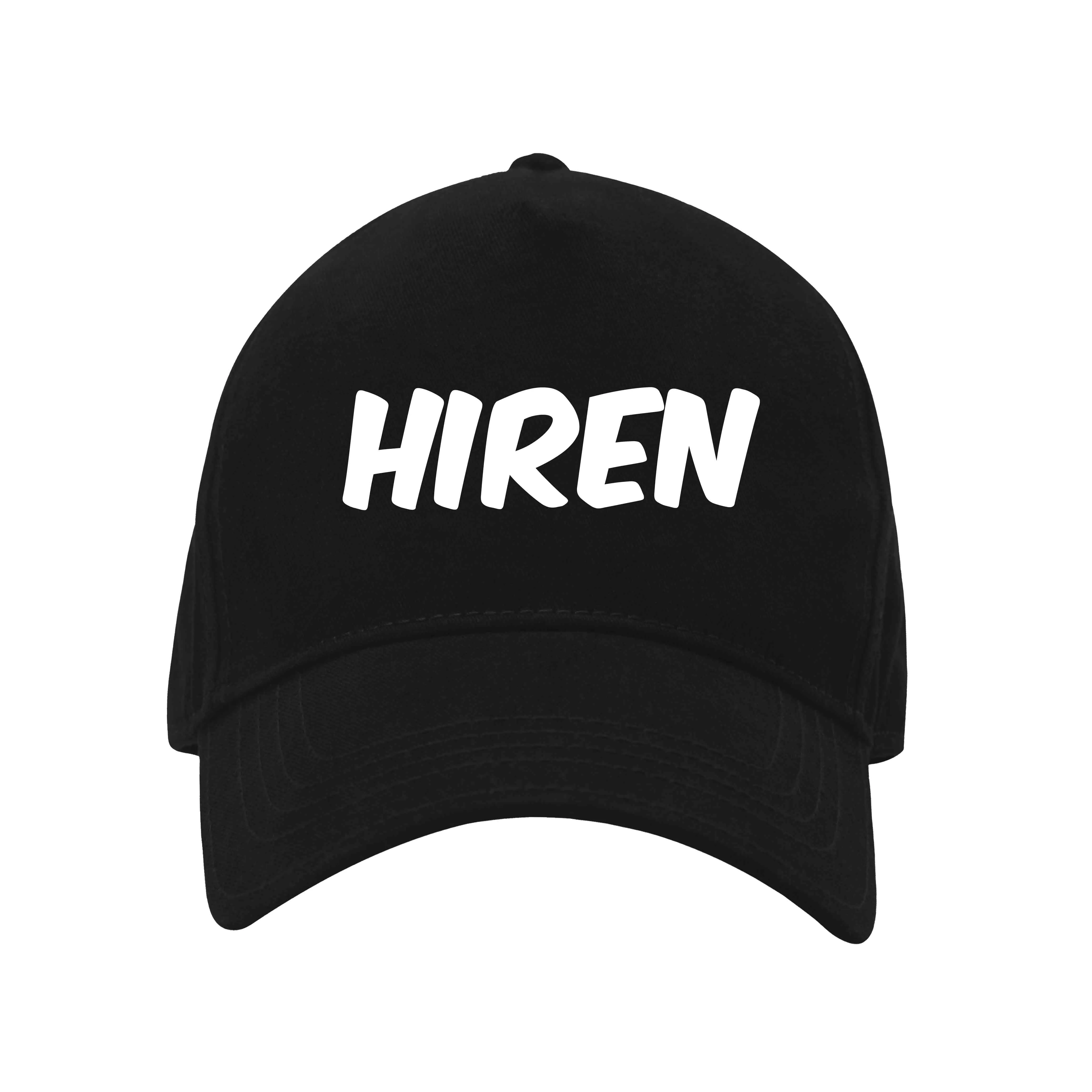 Nutcase Custom Caps with Name - Black Cap