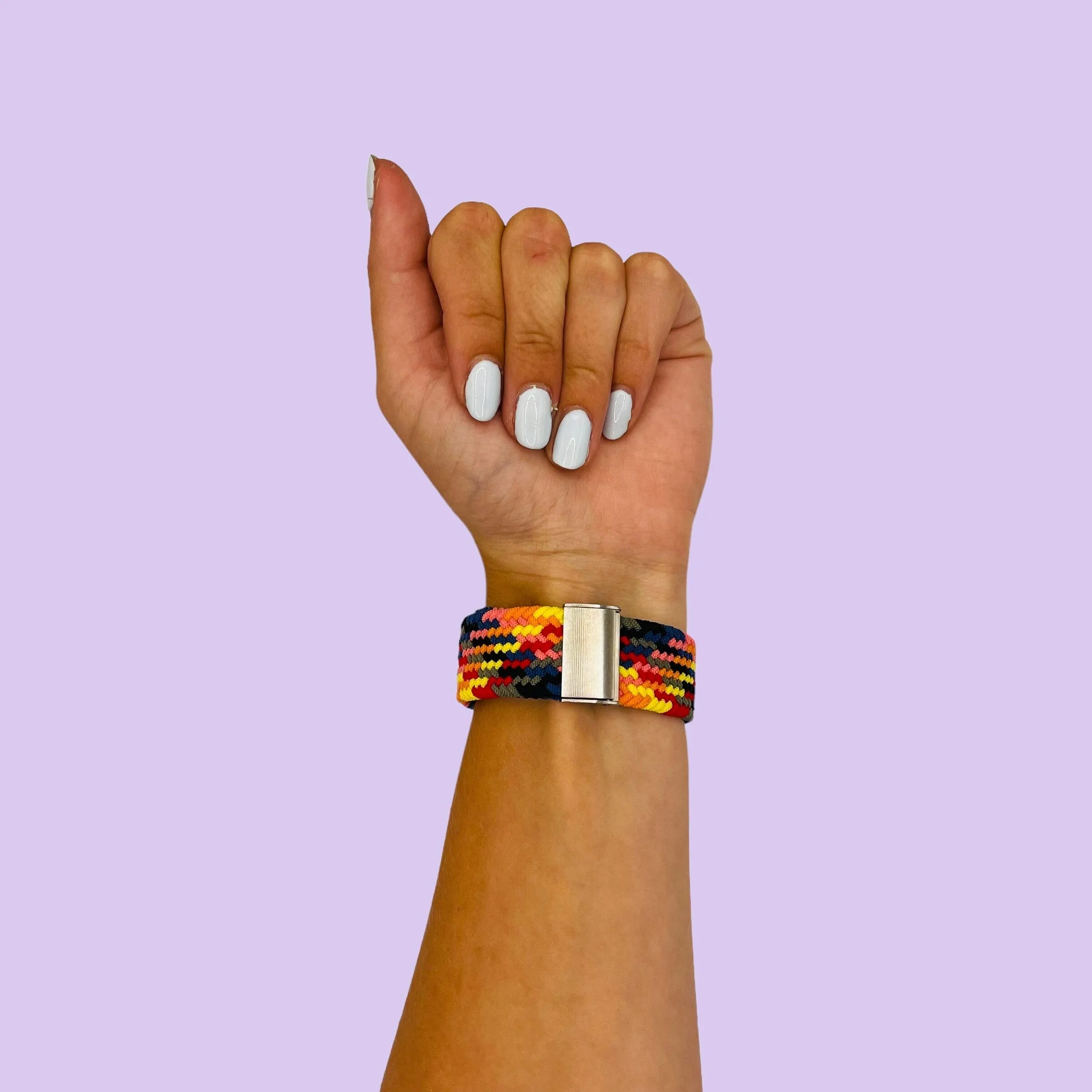 Nylon Braided Loop Watch Straps Compatible with the Lacoste 22mm Range