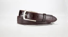 Ostrich Leg Belt 1 1/4" - 32mm (Burgundy)