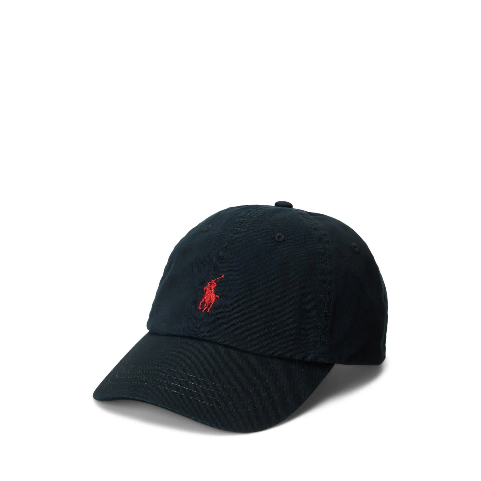 Polo Ralph Lauren - Chino Cap - Black with Red Pony