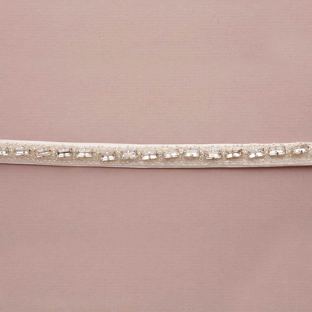 Poppy Bridal Belt with Ribbon Ties