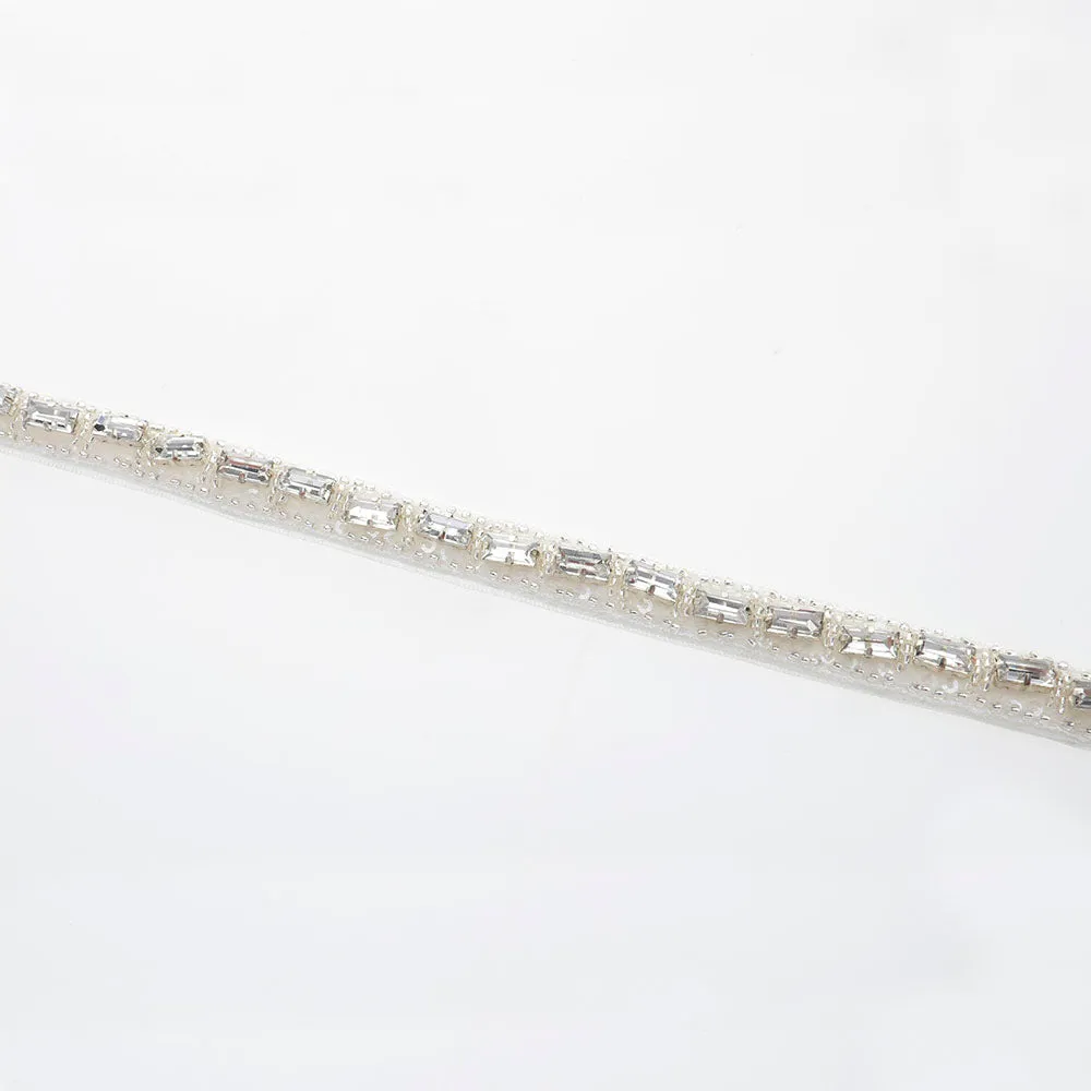 Poppy Bridal Belt with Ribbon Ties