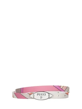 Pucci   Printed silk twill belt 