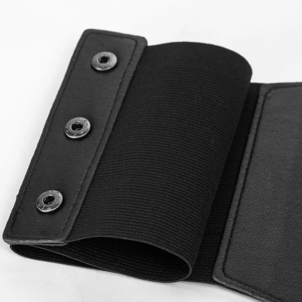 Renaissance Waist Belt with PU Leather Sleevelet 19cm Cincher Waistband