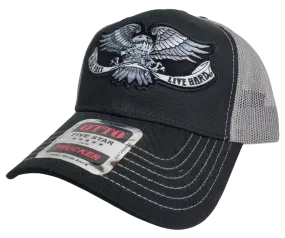 Ride Fast Live Hard Trucker Cap