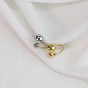 Selene | Gold Plated Link Adjustable Ring