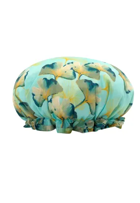 Shower Cap Aqua Thirties Palms