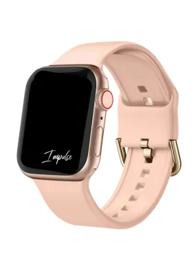 Silicone Plain Watch Band - Pink