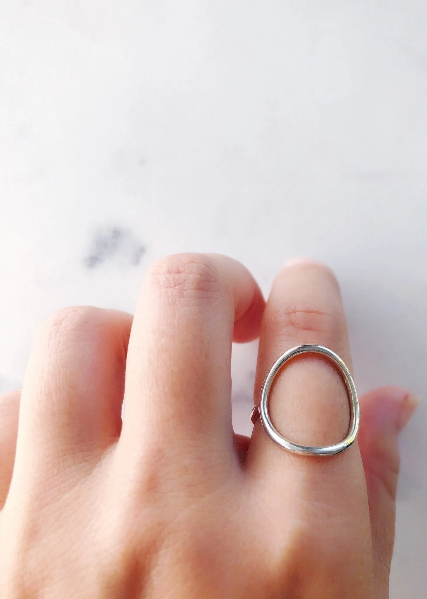 Silver Circle Ring - Pomaika'i