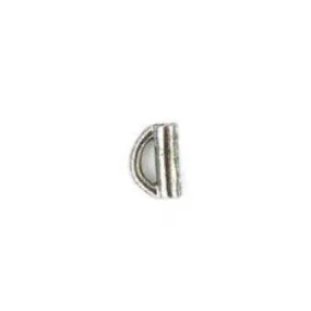 Silver Loop Bead Bar 12mm