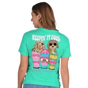Simply Southern Women's Keepin' It Cool Short Sleeve Graphic T-Shirt
