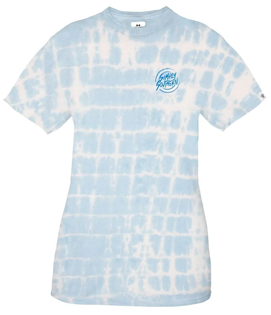 Simply Southern Women's "Nineties Dog" Tie Dye SS Tee
