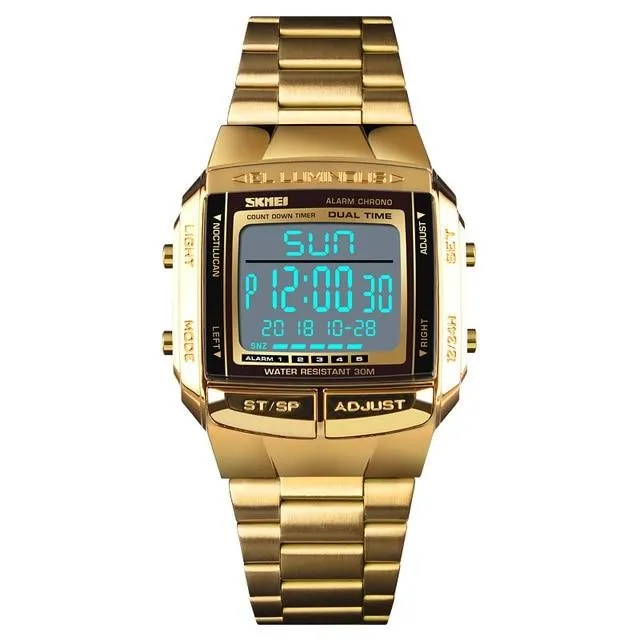 SKMEI 1381 Military Sports Watches w/ EL Light