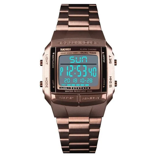 SKMEI 1381 Military Sports Watches w/ EL Light