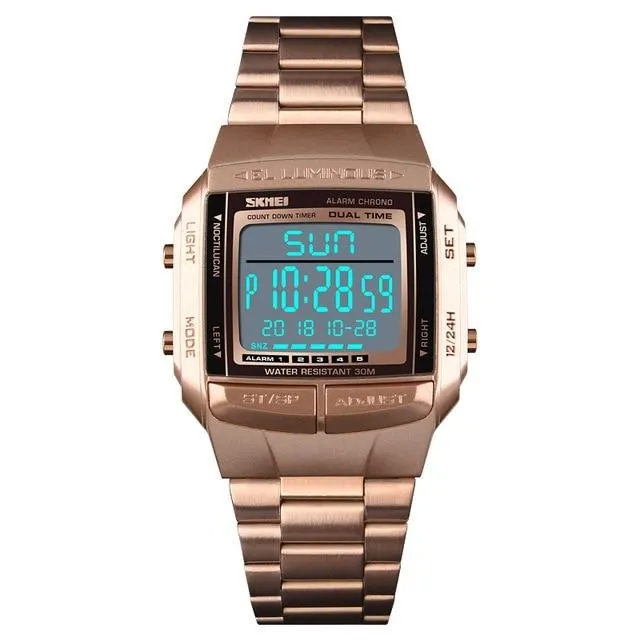 SKMEI 1381 Military Sports Watches w/ EL Light