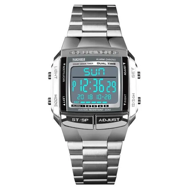 SKMEI 1381 Military Sports Watches w/ EL Light