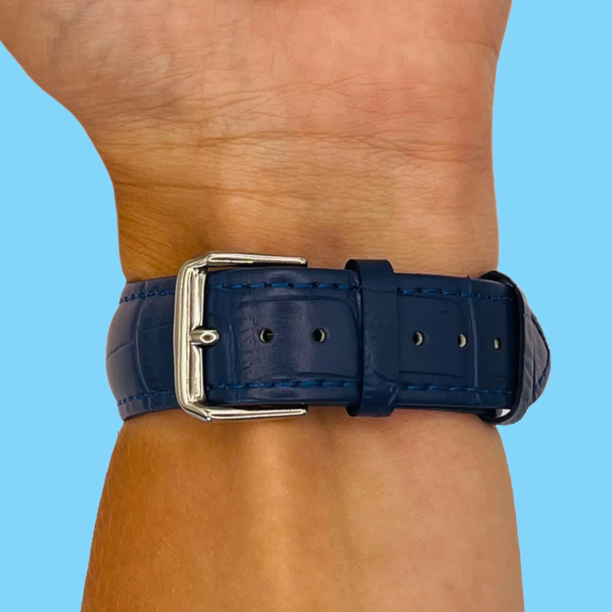Snakeskin Leather Watch Straps Compatible with the LG Watch