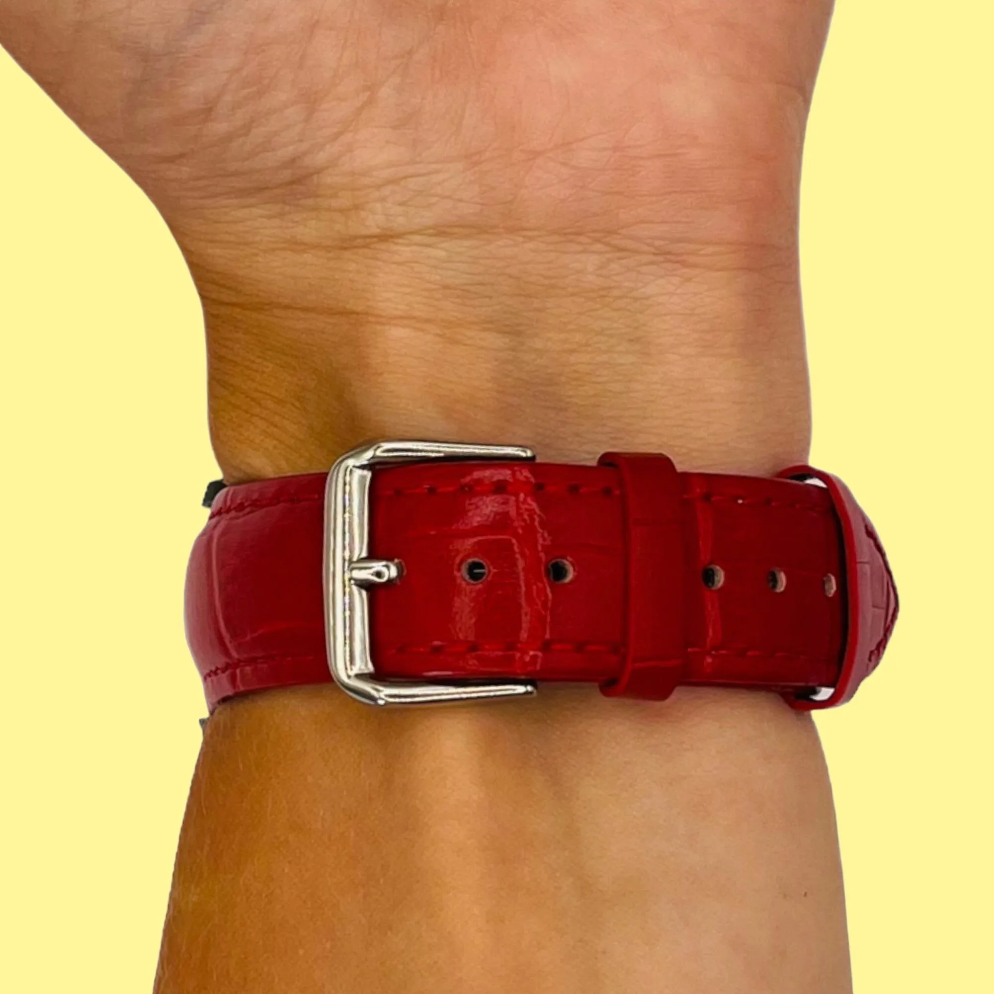 Snakeskin Leather Watch Straps Compatible with the MVMT Chrono 40mm, Element & Powerlane