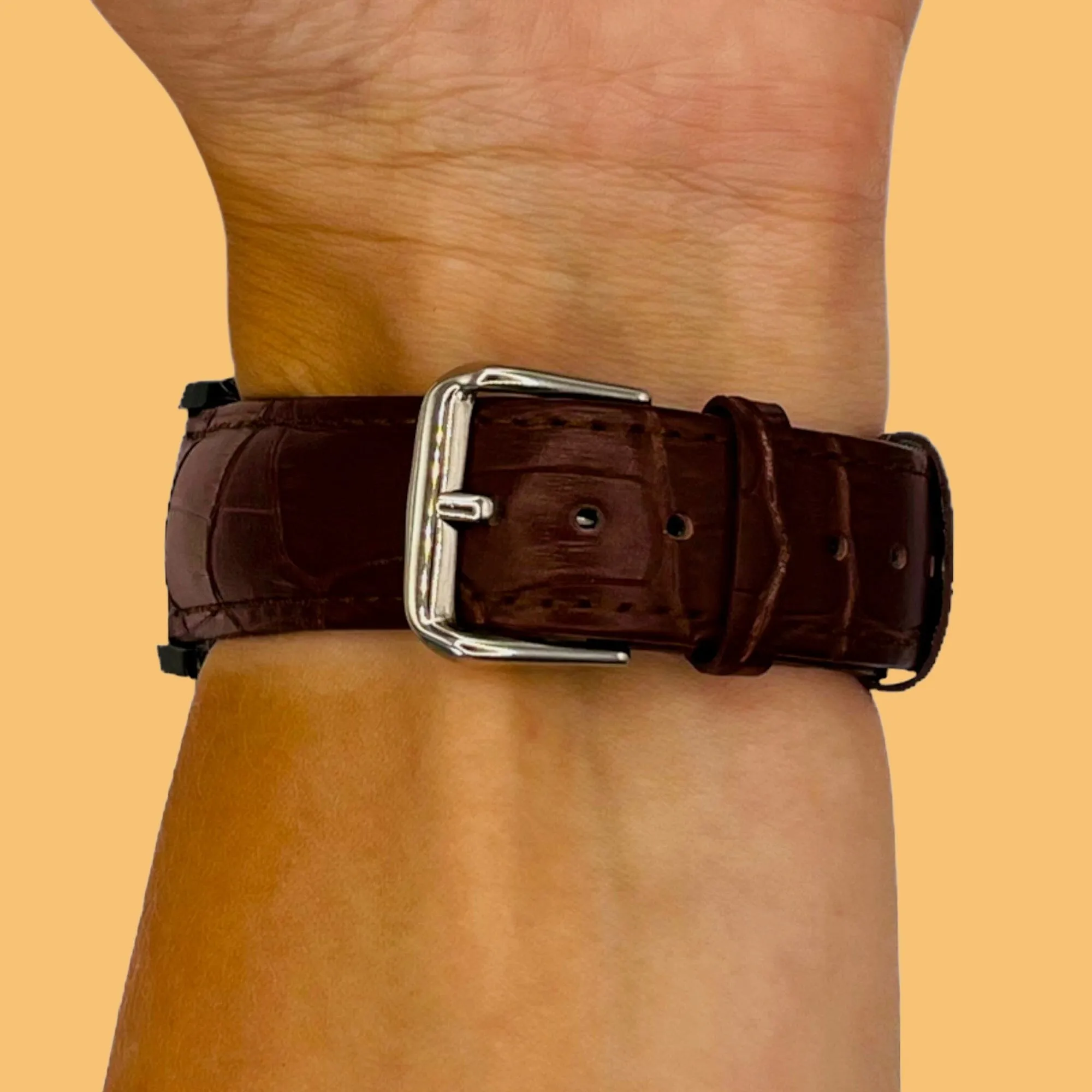 Snakeskin Leather Watch Straps Compatible with the MVMT Chrono 40mm, Element & Powerlane