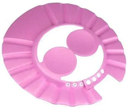 Soft Bathing Baby Shower Cap Wash Hair For Children Baby Eye Ear Protector Adjustable Bathing Shower